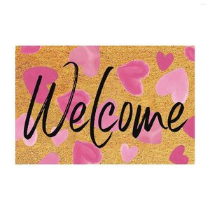 Carpets Valentine's Day Floor Mats Holiday Welcome Door Polyester Throw Blanket Under 20