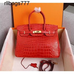 Genuine Leather Bk Bags Totes Handbag Luxury Brand Purse Women Tote Real Bags Lady Crocodile Purses Shoulder Straps and Packing
