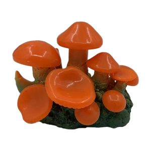 Decorazioni Decorazioni per acquario con funghi artificiali in silicone per acquario terrario R7UB