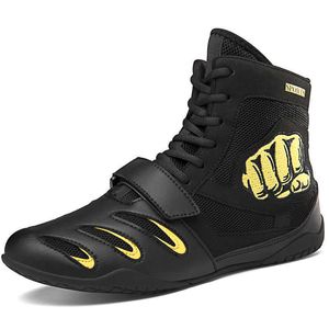 HBP Non-Brand New Design Professional Customized Boxing Shoes Gym Wrestling Boxing Shoes