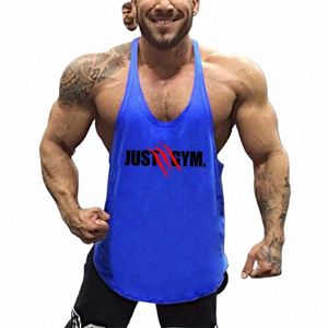 fi Workout Man Undershirt Gym Clothing Tank Top Mens Bodybuilding Muscle Sleevel Singlets Fitn Training Running Vests G1QS#