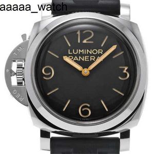 Watch Mens Panerass 2024 Luxury Wristwatches 1950 Acciaio Hand Pam00557 Men's Automatic Mechanical Full Stainless Steel Waterproof