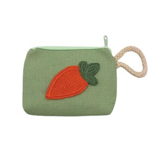 Nya blommor Fruit Girls Coin Purse Waterproof Canvas Portable Change Purse Trendy Fashion Kids Coin Purse