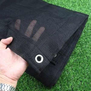 Nets New 75% Shading Anti UV HDPE Black Mono Sunshade Net Bonsia Succulent Plants Cover Garden Fence Privacy Screen Netting