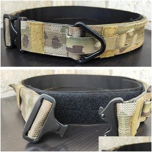 Waist Support Mticam Belt Tactical Shooting Battle Army Military Cs Outdoor Hunting Molle 2 Inch Fighter Combat Equipment Drop Deliver Otarh