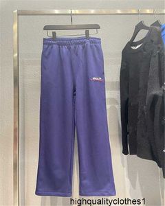 مصمم المنزل B 21SS COLA التطريز القياسي ثلاثي الأبعاد ، والنسج وصباغة النسيج رجال و Terry Guard Pants 7CW7