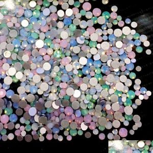 Nail Art Decorations Mix Crystals Of Opal Rhinestones For Nails Glass Gems 3D Strass Ongle Opals Mjz1019 Drop Delivery Health Beauty S Dhcyj