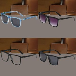 Occhiali da sole firmati da uomo di lusso placcati argento classico con montatura per lettere materiale PC occhiali da sole da donna adumbral uv400 proteggi gli occhi occhiali con lenti sonnenbrille hj079 C4