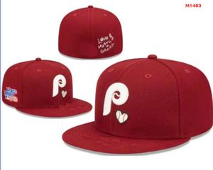 Unisex Wholesale Phillies Snapbacks Sox Baseball Designer Luxury Fitted Caps Размер буквы.