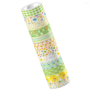 Aufbewahrungsflaschen, 12 Rollen und Washi-Klebeband, Schreibwaren, Notizbuch, DIY, Mehrzweck-Nagelaufkleber, Druck, Scrapbooking, Zubehör, Dekor