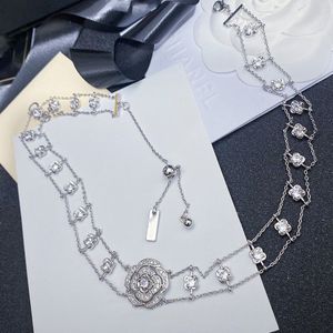 Collana CH T0P per coppia di designer da donna Argento 925 placcato oro 18 carati Misura europea Contatore più alto Materiali avanzati Gioielli in cristallo di diamante con scatola 004