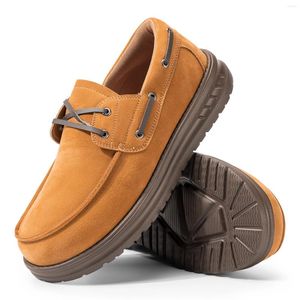 Sıradan Ayakkabı Fitville Erkekler Slip-On Loafers Business Ekstra Geniş Şişmiş Ayaklar Plantar Fasiit Rahatlama Ağrısı