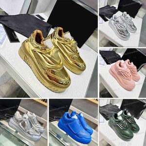 38A Tasarımcı Eğitmenler Erkek Ayakkabı Odissea Spor Kabarları Kadın Eğitmeni Platform Spor Sneaker Calfskin Eğitmeni Kauçuk Eğitmenler Kalın Taban Casua Ayakkabı Boyutu 35-45