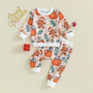 Conjuntos de roupas bebê criança natal combinando roupa menina menino irmão mais novo primo camisa calças listradas conjunto