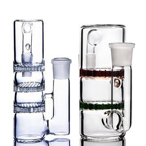 Waben-Perkolator, 14 mm, Glas-Aschefänger, Rauchsammler für Shisha-Bongs, Bubbler, Dab-Rig, Wasserpfeifen-Zubehör