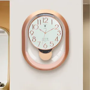 Zegar ścienny zegar północny salon nowoczesny prosty lekki luksusowa nordycka domowa dekoracja moda wisząca kreatywność
