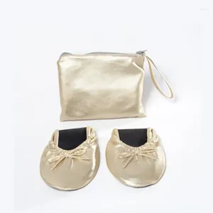 Casual Shoes ! Gold Roll Up For Wedding Gift And Night Party Club Dance