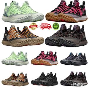 ACG Mountain Fly Mens Running Shoes Anthracite White Black Green Green Brown Basalt Flash Grimson Fossi Hazel Rush Men Women Trainers Sports Sneakers Platform 36-45