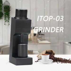 Verktyg Itop 03 Elektriskt kaffekvarn Sixcore 38mm Burr Hushåll Kaffebönkvarn Kaffe Miller VS3 -kvarn för espressofilter