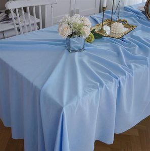 Tkanina stołowa czysto kolor wodoodporny i olejowy PVC plastikowy plastikowy obrus prostokątny
