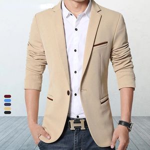Brand mass casual blazer de outono moda slim business sweet coat de gentleman crawality mass roupas masme m ~ 5xl 240315