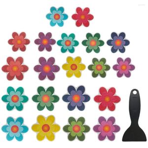 Adesivo per tappetini da bagno Adesivi antiscivolo per fiori Decalcomanie per vasca da bagno Girasole per la casa antiscivolo Bagno per bambini