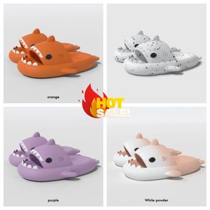 Gai Slippers Хлопковые сандалии прекрасные акулы мультфильма Shark Shark's Summer's Summer Commory Resistant Simplocy Parent-Cill-Cillight-Tight-Lever-летняя плавание