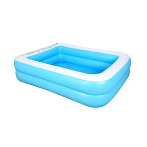 Badkar 110x83x33cm Uppblåsbar badkar Barnpool PVC Djockad paddling Pool Summer Camping Rese Water Party Supplies