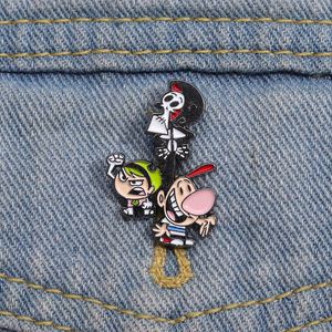 Cartoon Anime Enamel Pins Custom Cartoon Characters Brooches Lapel Badges Funny Jewelry Gift for Kids Friends