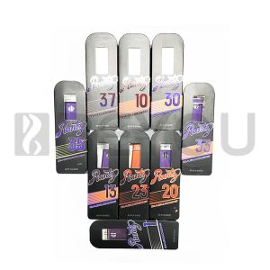 Bins Acrylic Storage Cartridge Container Dabwods Transpartent 1ml Runtz Empty Tank Case With Paper Cover Customize Packaging