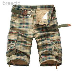 Men's Shorts Mens Shorts Summer New Mens Wear Product Shorts Mens Wear Large Size Fashion Casual Checkered Shorts 24325