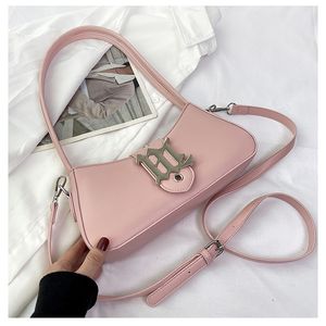 Designer bag Small French minimalist women's bag new fashionable and trendy super hot single shoulder bag, solid color versatile crossbody underarm bag women wallet