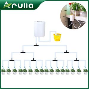 Sprinklers 2/4/8/12/16 Head Automatic Watering Pump Controller Flower Plant Selfwatering Garden Timing Drip Irrigation Kits Gardening Tool