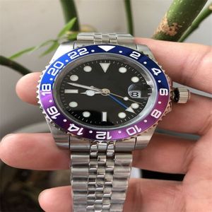 Męski luksusowy automatyczny mechaniczny zegarek ceramiczny 41 mm wszystkie zegarek ślizgowy ze stali nierdzewnej Sapphire Luminous 253p