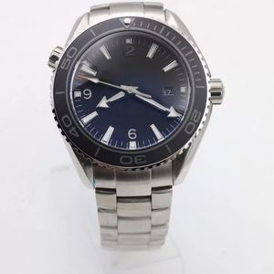Promotio quality men's watch factory master ETA8500 automatic mechanical black ceramic dial wristwatch203Z