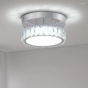 Luzes de teto Frixchur para quarto LED lâmpada de luz moderna lustre de cristal lustres de luxo sala de estar corredor