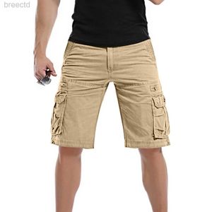 Men's Shorts Mens Shorts Brand mens trend product shorts Mens solid color pocket shorts Summer new casual straight shorts Mens Ropa 24325