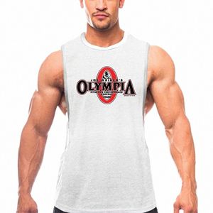 Summer Casual Fi Mesh Sleevel Tank Top Men Fitn Muscle Shirt Mens Bodybuilding Singlets Workout Gym Vest Fitn Men K3MJ#