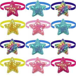 50100 st små hundtillbehör Pet Bowtie Pentagram -stil för valpbindningslyckor leveranser 240314