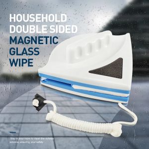 Cleaners Household Double Sided Magnetic Glass Wipe Brush Home Window Wiper Glass Cleanerfor Washing Windows Glass Cleaning Brushes
