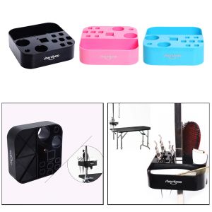 Accessories Professional Groomer Storage Box on the bracket Haircutting Shears Organizer Hairdressing Groomer Tool Box Tweezer Holder