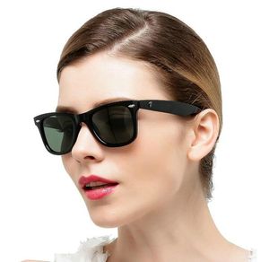 Reys Bans Classic Brand Wayfarer Luxury Square Sunglasses Men Acetate Frame With Ray Black Lenses Sun Glases for Women UV400 Toriseshell Color with Box 2140