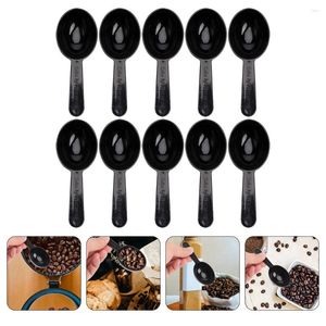 Coffeas de café 10 pcs bean medindo medição plástica cozinha cozinha portátil Espresso PP Concentrado