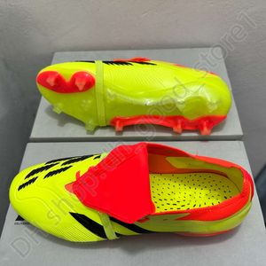 Predator Ayakkabı Orijinal Hazır Stok Futbol Ayakkabıları Predator Edge FG Erkek Ayakkabı Prespredator 30 Nesil Kaplama Bottom Yalgar Futbol Boot 154