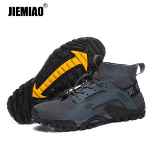 Buty Jiemiao Nowe mężczyźni kobiety Trekking Buty turystyczne Summer Siatka Oddychająca taktyczna bojowa armia Buty Desert Training Treakers