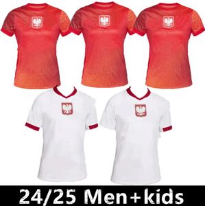 2024 2025 Nuove Polonia Lewandowski Maglie da calcio Polonia 23 24 Krychowiak Grosicki Zielinski Milik Zalewski Szymanski Ship da calcio polacco kit