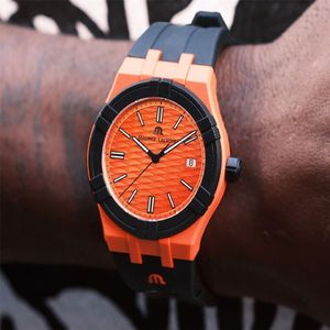 Wristwatches Maurice Lacroix Aikon Mens Watch Rubber Strap Waterproof Quartz Smart for Men Sports Relogio Masculino Reloj Hombre 22552