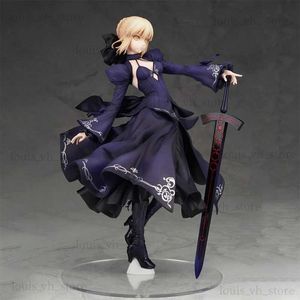 Figury zabawek akcji los wielkie zamówienie 24 cm Jeanne Darc Sabre Pvc Figure Figures Kolekcja Model zabawek Fate Stay Night Sabre Figur