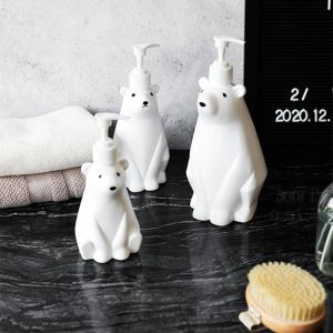 Dispensers Polar Bear Bathroom Lotion Bottle Cute Shampoo Separate Bottling Soap Dispenser Sanitizer Shower Gel