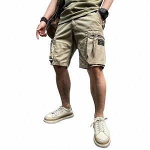 Homens 2022 verão marca nova casual vintage clássico bolsos camoue carga shorts masculino outwear fi sarja cott shorts masculino u4f7 #